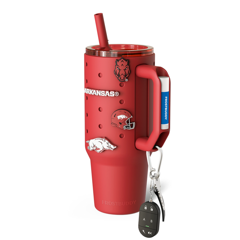 Thicc 40oz Arkansas Razorbacks Skin + Budz Bundle