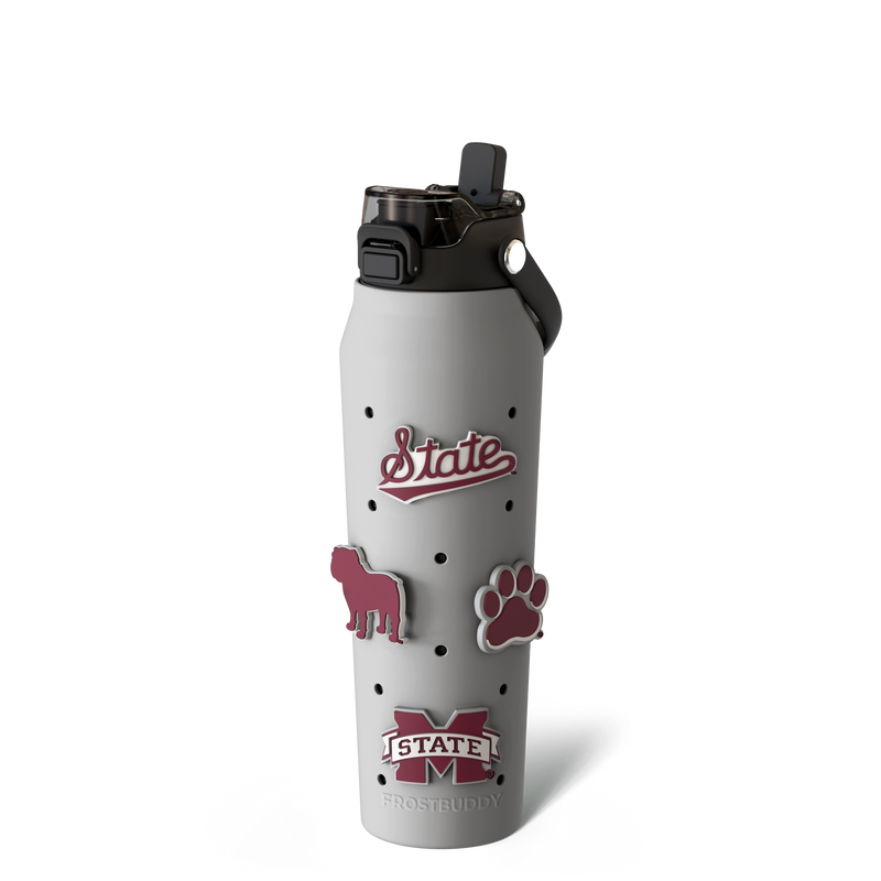 Bottle 32oz Mississippi State Bulldogs Skin + Budz Bundle