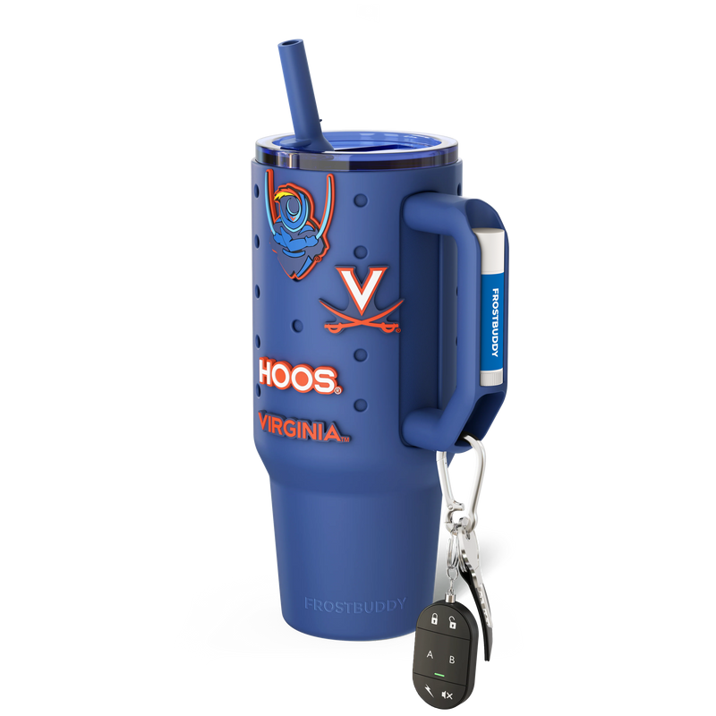 Thicc 40oz Virginia Cavaliers Skin + Budz Bundle