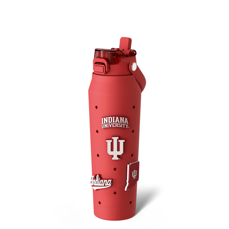 Bottle 32oz Indiana Hoosiers Skin + Budz Bundle