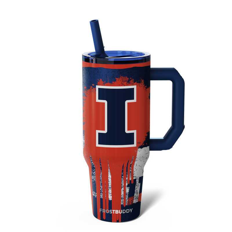 Thicc 40oz Illinois Fighting Illini Drip