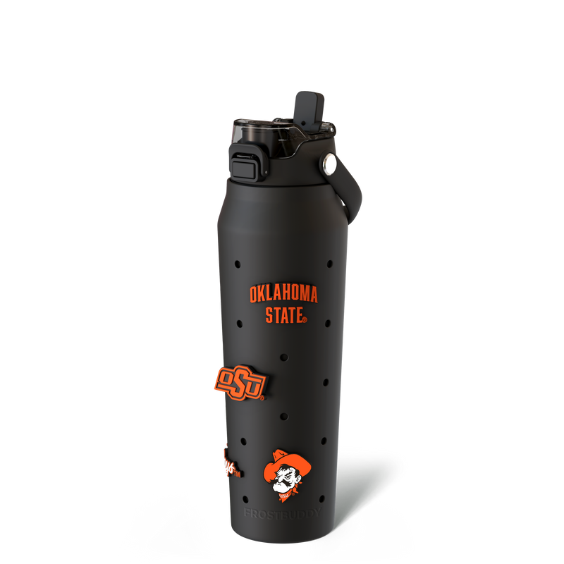 Bottle 32oz Oklahoma State Cowboys Skin + Budz Bundle