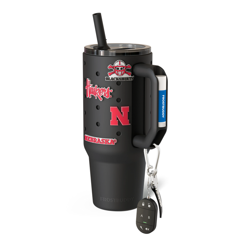 Thicc 40oz Nebraska Cornhuskers Skin + Budz Bundle