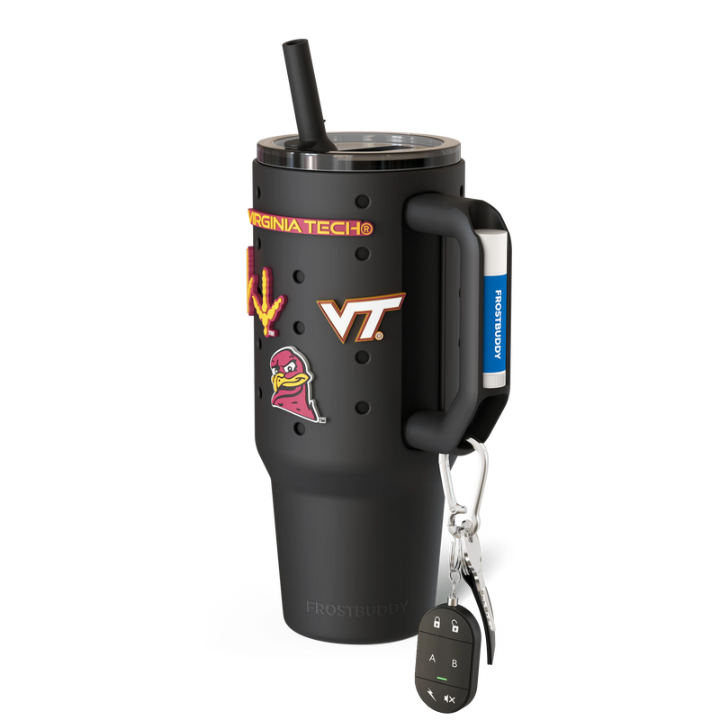 Thicc 40oz Virginia Tech Hokies Skin + Budz Bundle